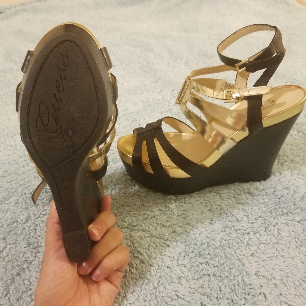 Black and Gold Platforms